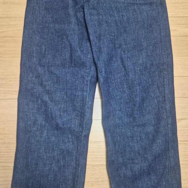 포터리 원워시드 와이드 데님 블루(3)