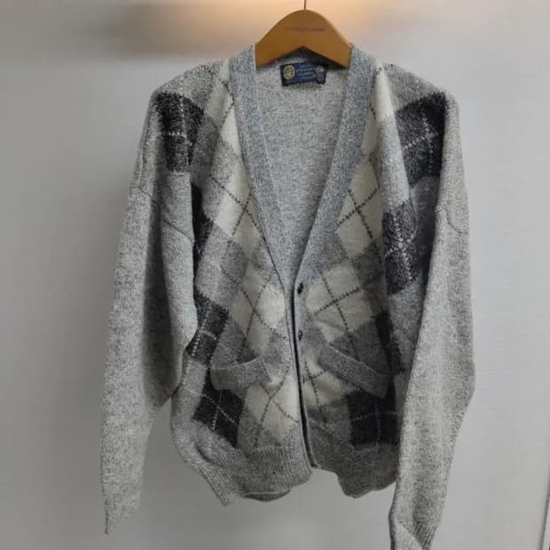 LL/105) Shetland Islands 셔틀랜드 아가일 울 가디건