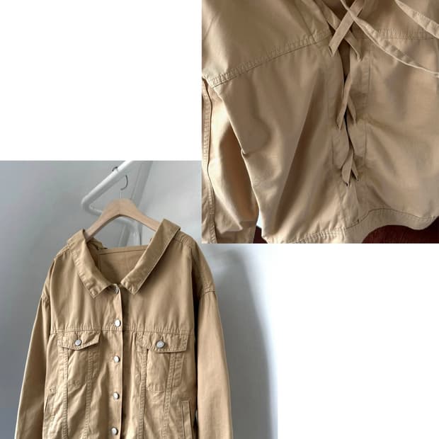 Cotton twill back string design trucker 