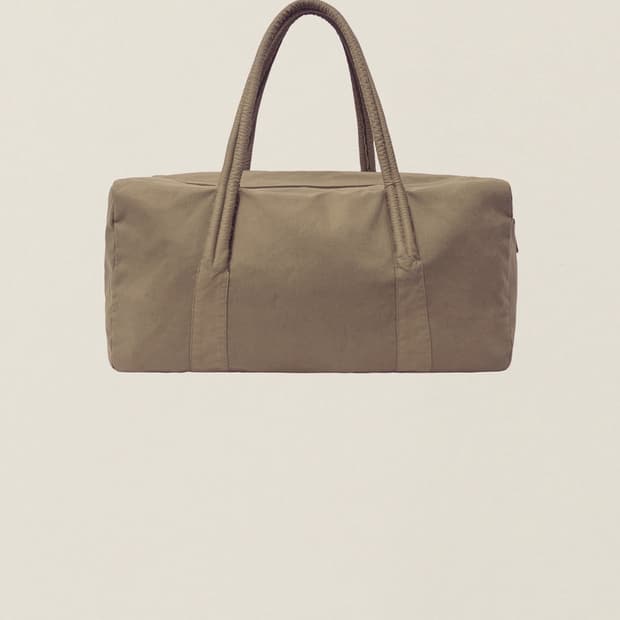 (구매) EE GARMENT DYED DUFFLE BAG Beige(L)