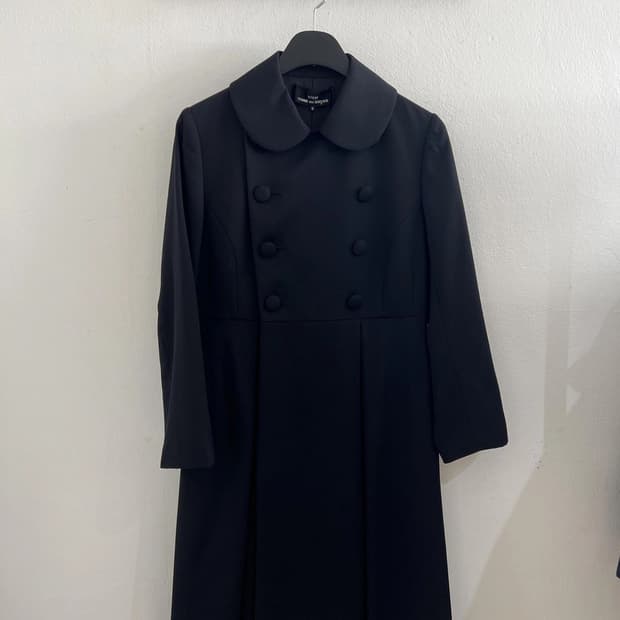 꼼데가르송 트리콧 코트