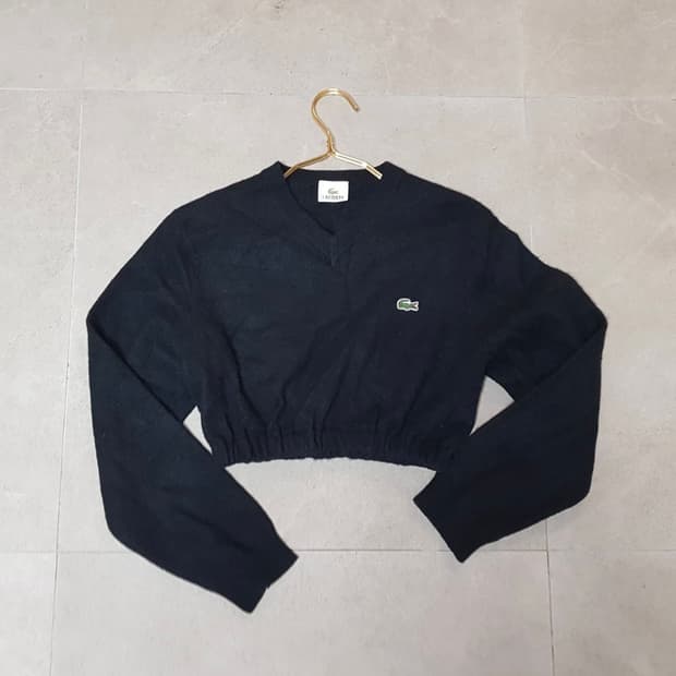 정품 라코스테 크롭 니트. 55~66