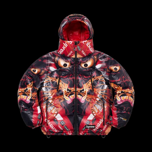슈프림 리버시블 페더웨이트 다운 푸퍼 패딩 자켓