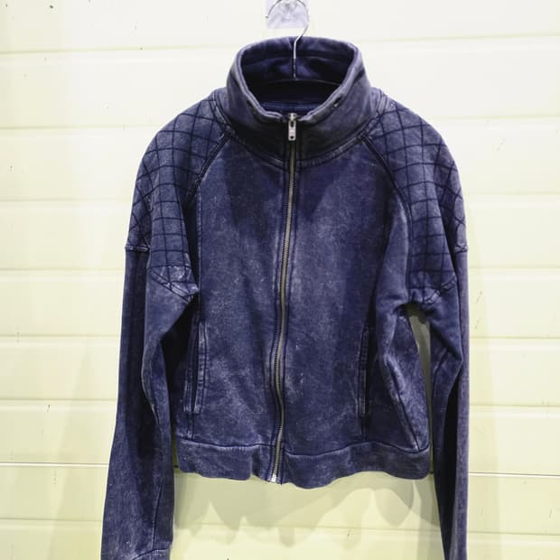 ZARA TRAFALUC 워싱 크롭 집업 점퍼