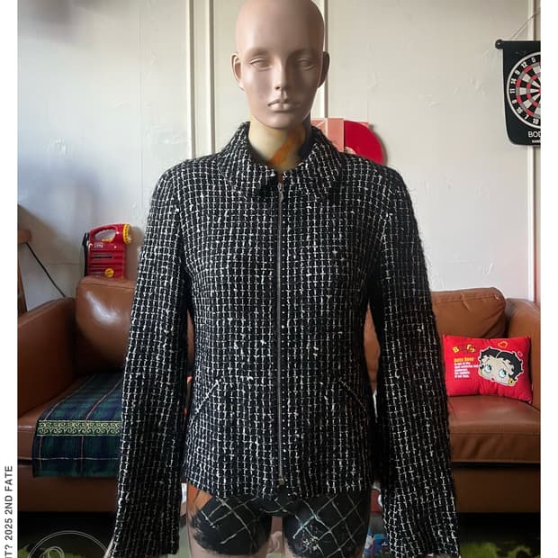 agnès b. Paris Archive Wool Tweed Jacket