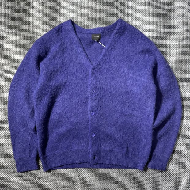빔즈 모헤어 니트 가디건 퍼플 ( L/OLD-8313 )