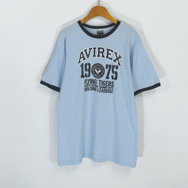 Avirex 링거반팔티셔츠