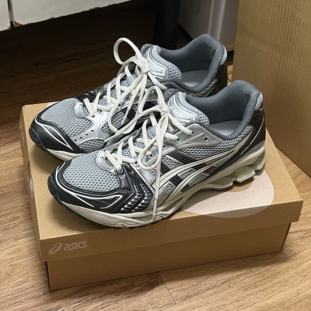 280) 아식스 젤 카야노 14 블랙 글레이셔 그레이