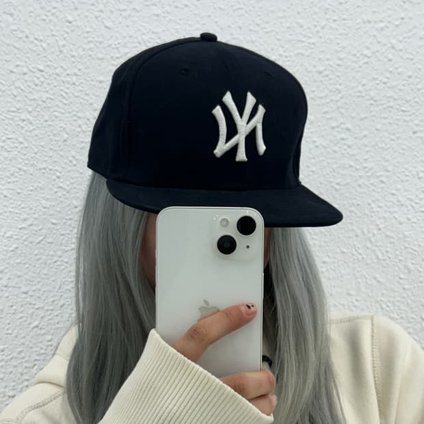 뉴에라 센터로고 블랙 스냅백