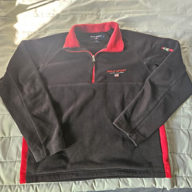 폴로스포츠 하프집업 플리스 M