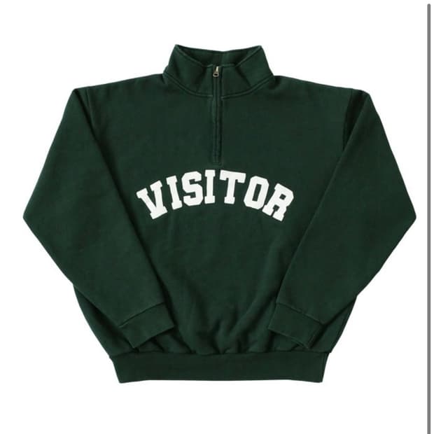 [M] 컬렉트피시스 VISITOR Q 집업 스웻셔츠