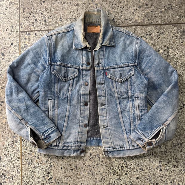[M] 80s 리바이스 블랭킷 라이너 데님 자켓