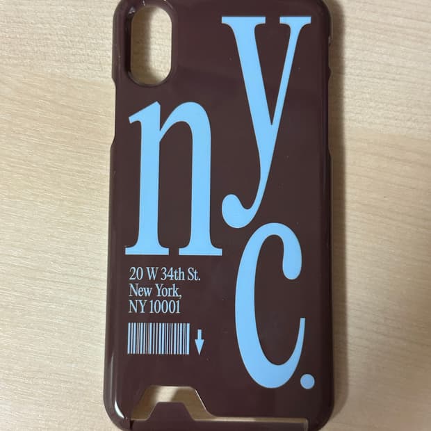 아이폰xs oac nyc카드수납케이스
