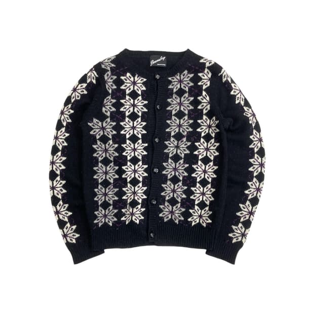 Beams flower cardigan 