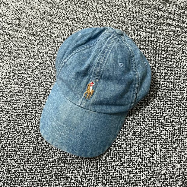 빈티지9. 폴로랄프로렌 데님 볼캡 모자