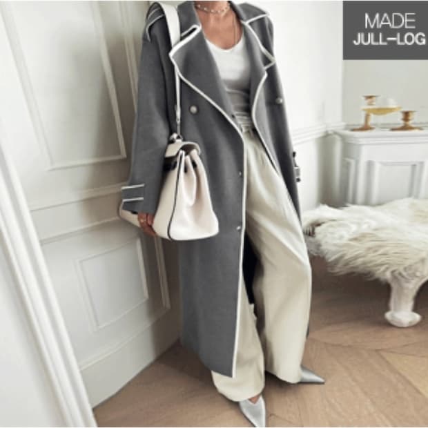 줄로그JULLLOG 센키포 견장벨트니트코트 