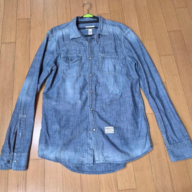 디젤 연청 데님 셔츠