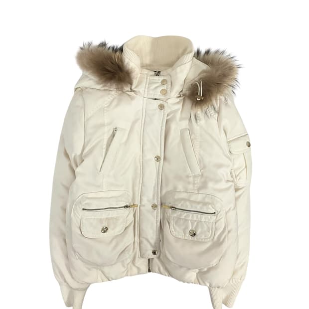 에고이스트 퍼 후디 패딩