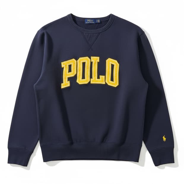 Polo logo sweatshirt M