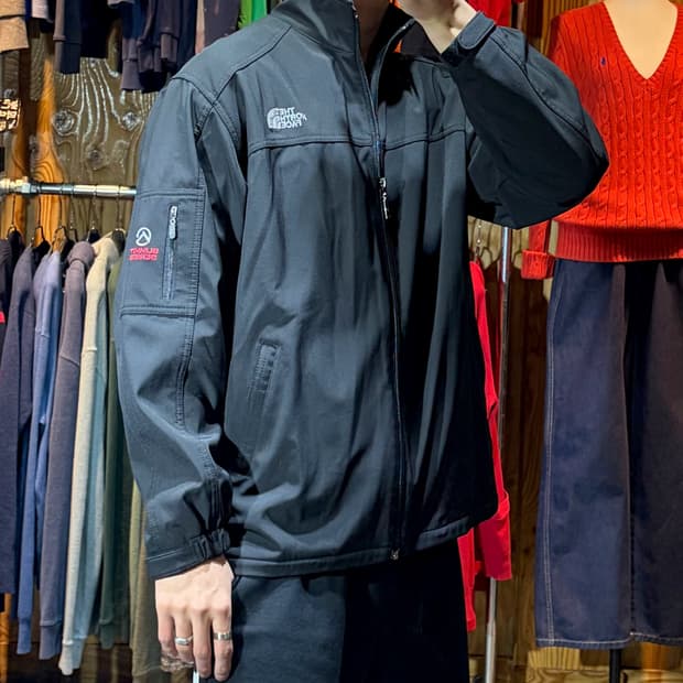 L 노스페이스 써밋시리즈 플리스 내피 나일론 자켓