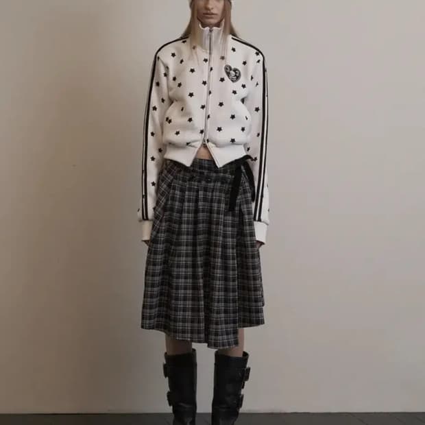 셋업이엑스이 STAR SPORTY ZIP-UP