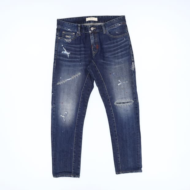 34 플랙 아르코 바이커진 데님 청바지 0206M