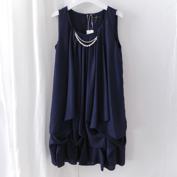 draping shirring dress