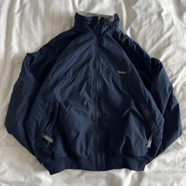 [L] USA 파타고니아 쉘드 신칠라 자켓 REWORK 네이비