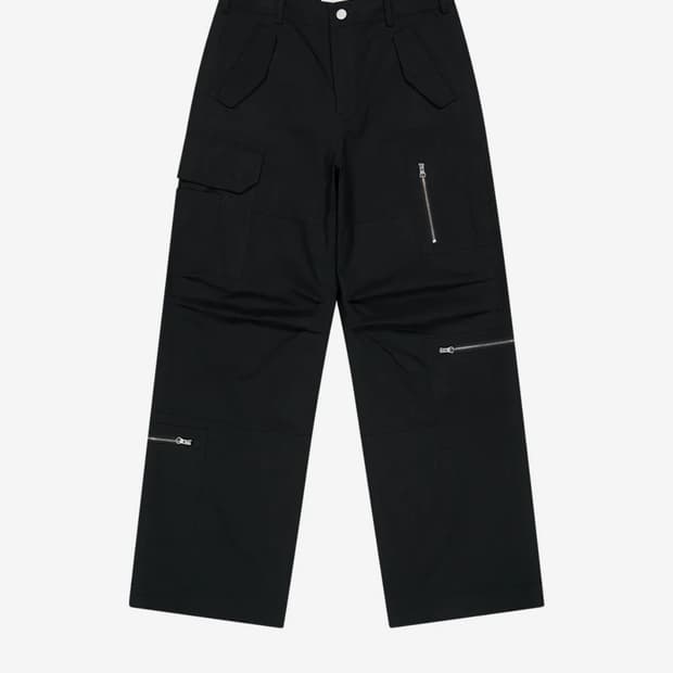 뚜오미오 립스탑 카고 팬츠 블랙 size 1