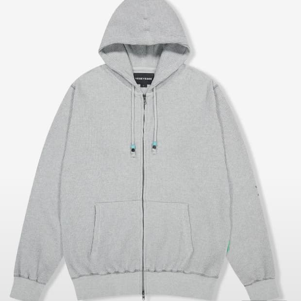 예스아이씨 와플 후드집업 L