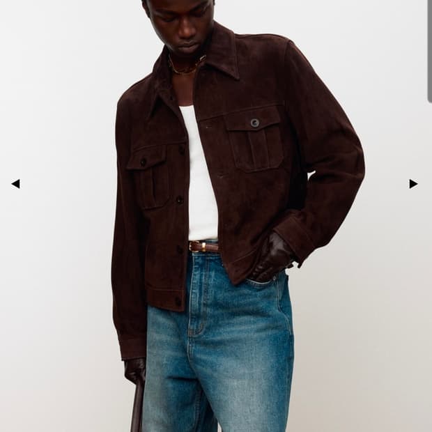 토니웩 25fw 고트 스웨이드 트러커