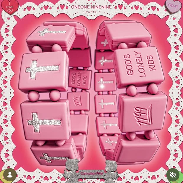 Bazo1199 GOD'S LONELY KIDS Pink