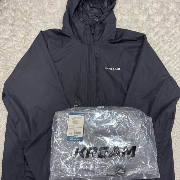 [XXL] 몽벨 윈드 블라스트 후드 자켓 블랙