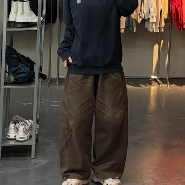 스톤아일랜드 로고패치 네이비 맨투맨 A2997