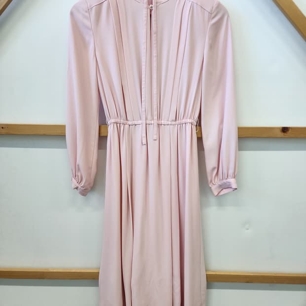 일본빈티지 파스텔 핑크 원피스