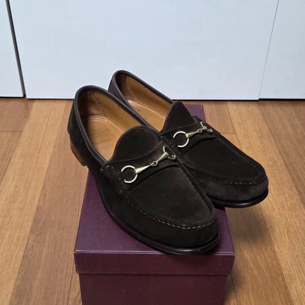 까르미나 80746 브라운 스웨이드 UK9.5사이즈