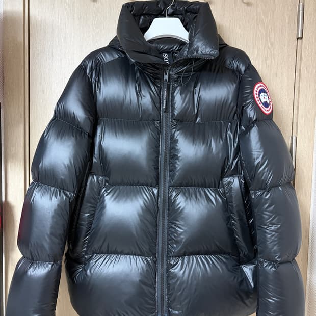 캐나다구스 크로프톤 푸퍼 패딩 블랙 XL