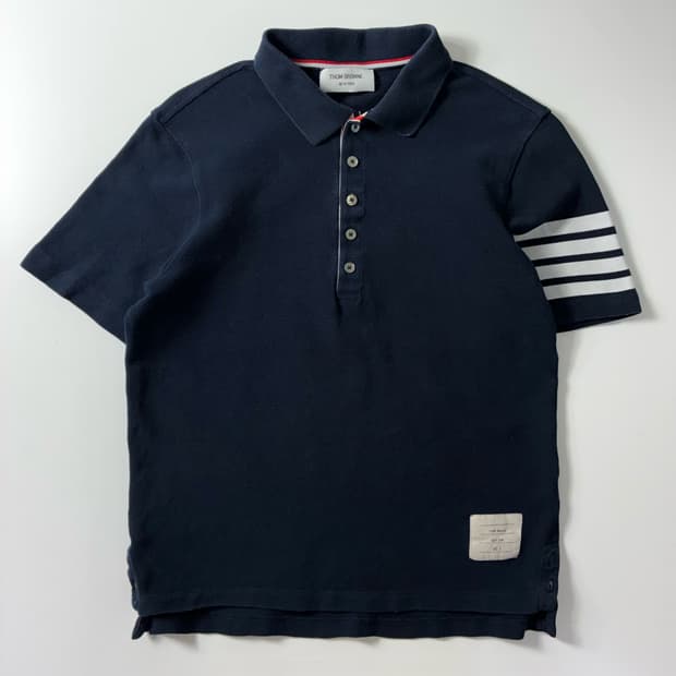 Thom browne  톰브라운 클래식 PK 사선 폴로 반팔 티셔츠