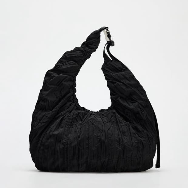 자라 셔링 숄더백 오벌백