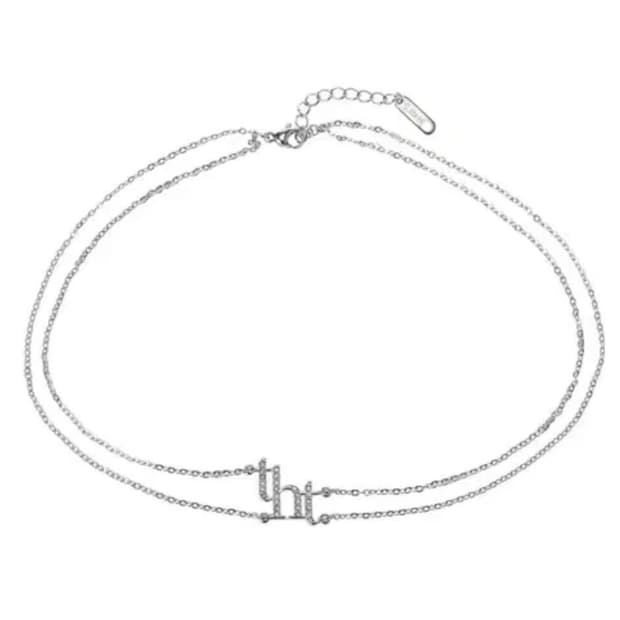 쓰리타임즈 tht shining choker necklace 초커 목걸이