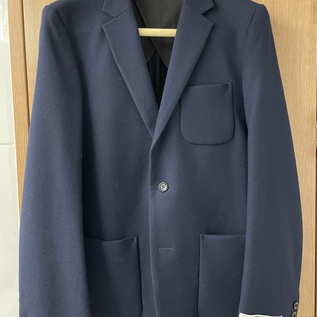 UNIVERSAL PRODUCTS Navy Twill Wool Suit