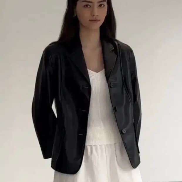 오브네어 ovneir 비건레더자켓