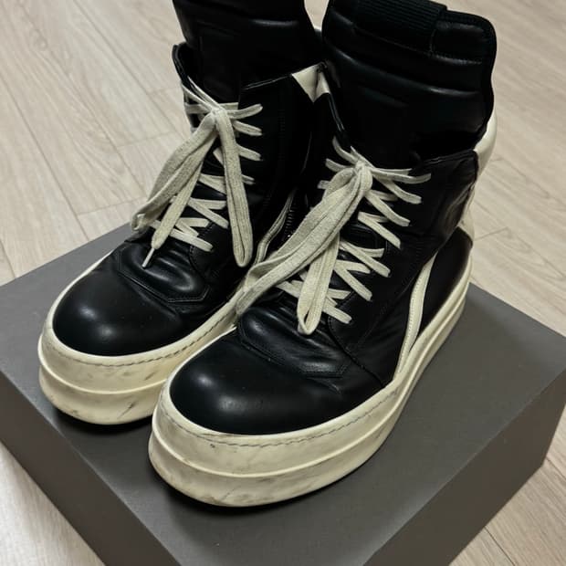 릭오웬스 메가범퍼 지오바스켓 43사이즈