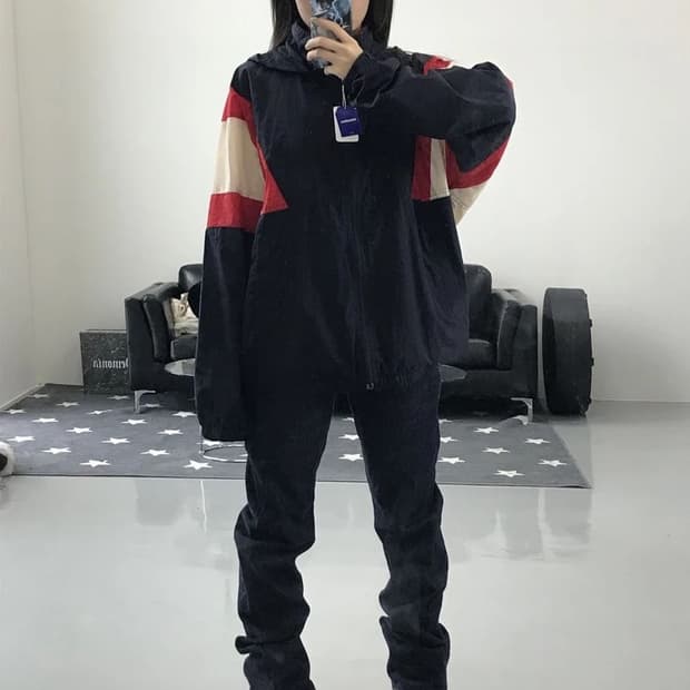 GU 빈티지 바람막이