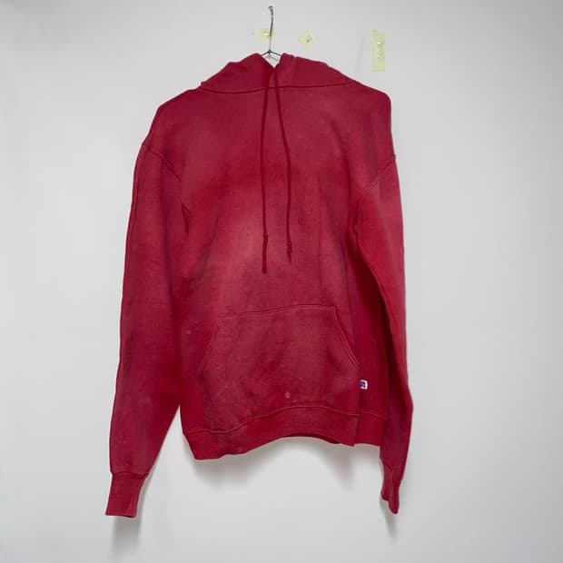 90년대 미제 러셀 에슬레틱 후디 레드 