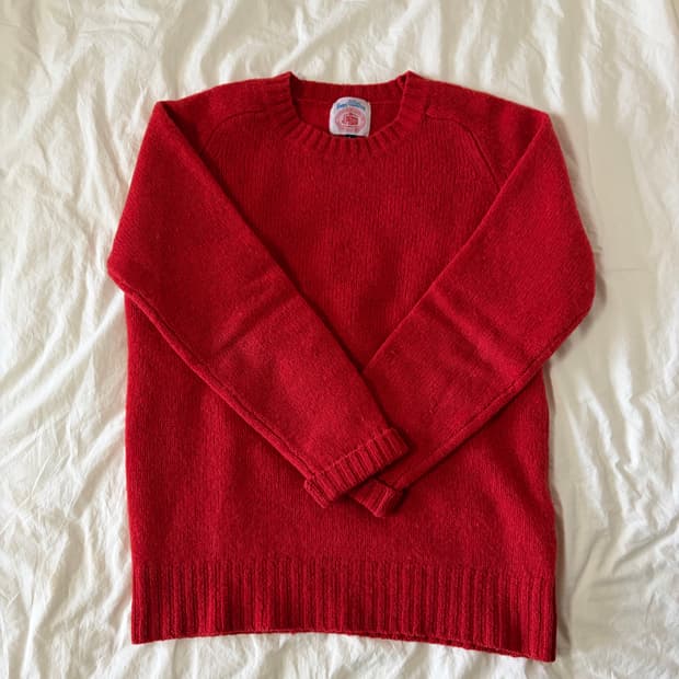 제이프레스 쉐기독 니트 L, 레드 / 할리오브스코트랜드, 하울린