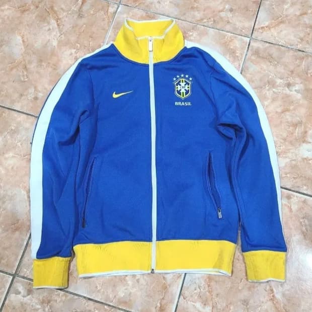 나이키 10 11 브라질 축구 국대 트랙탑