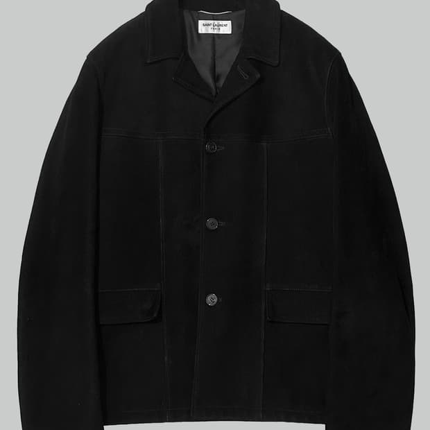 생로랑 스웨이드 자켓