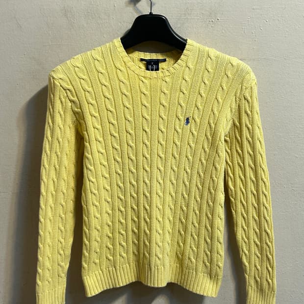 폴로 랄프로렌 케이블 니트 스웨터