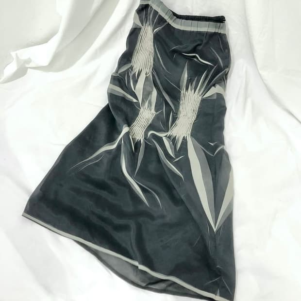 파우닝133 빈티지 스피치오 아카이브 쉬폰 롱스커트